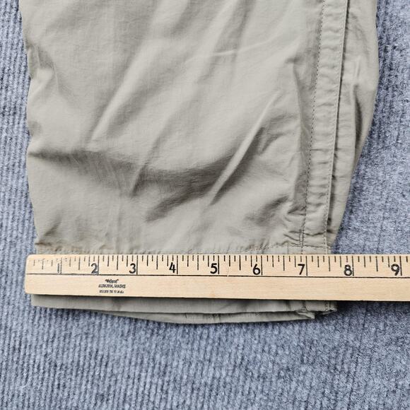 REI Pants Womens 12 Khaki Convertible Zip Off Hiking Nylon Cargo UPF 50+ Outdoor - Picture 3 of 8